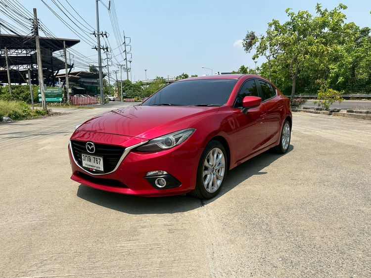 Mazda Mazda3 2014 2.0 S Sedan เบนซิน ไม่ติดแก๊ส เกียร์อัตโนมัติ แดง รูปที่ 2