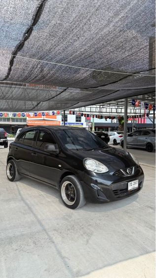 Nissan March 2018 1.2 S Sedan เบนซิน ไม่ติดแก๊ส เกียร์ธรรมดา ดำ รูปที่ 3