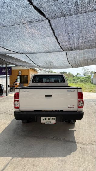 Toyota Hilux Vigo Champ 2013 Cab 2.5 J Pickup ดีเซล ไม่ติดแก๊ส เกียร์ธรรมดา ขาว รูปที่ 4