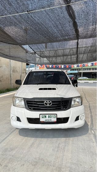 รถ Toyota Hilux Vigo Champ Cab 2.5 J สี ขาว