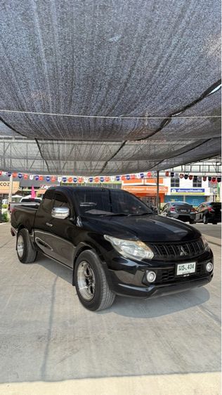 Mitsubishi Triton 2019 2.5 GLX Pickup ดีเซล ไม่ติดแก๊ส เกียร์ธรรมดา ดำ รูปที่ 3