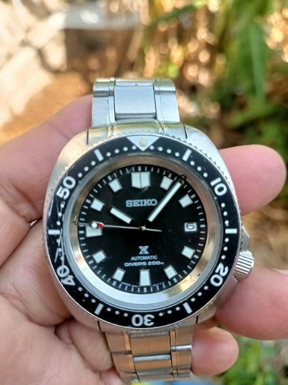 ขายนาฬิกามือสอง SEIKO Prospex Divers 200m.Men's Automatic ตะพาบดำ เครื่อง 4r35 เดินปรกติ ขนาดหน้า 43-47มม.รวมยม.สายยาวสภาพสวย ใส่ลุย กันน้ำ  รูปที่ 7
