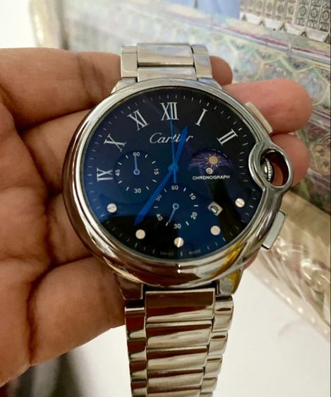 Quatz จับเวลา​ 45mm สวยสะสมส่งฟรี​ ใหม่มาก รูปที่ 2