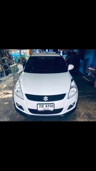 Suzuki Swift 2013 1.2 GLX Sedan เบนซิน ไม่ติดแก๊ส เกียร์อัตโนมัติ ขาว รูปที่ 3