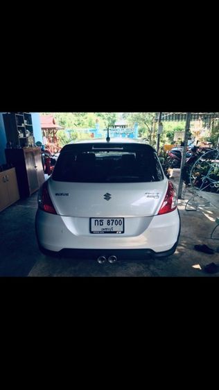 Suzuki Swift 2013 1.2 GLX Sedan เบนซิน ไม่ติดแก๊ส เกียร์อัตโนมัติ ขาว รูปที่ 4