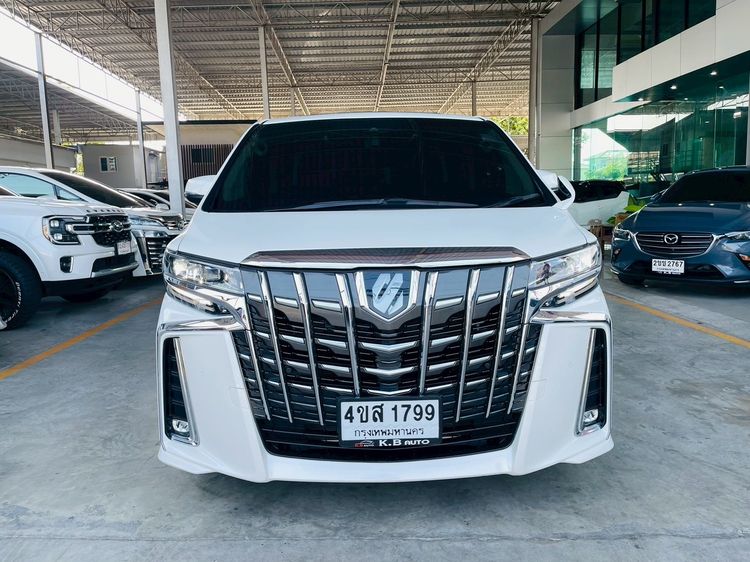 Toyota Alphard 2023 2.5 S C-Package Van เบนซิน ไม่ติดแก๊ส เกียร์อัตโนมัติ ขาว รูปที่ 3