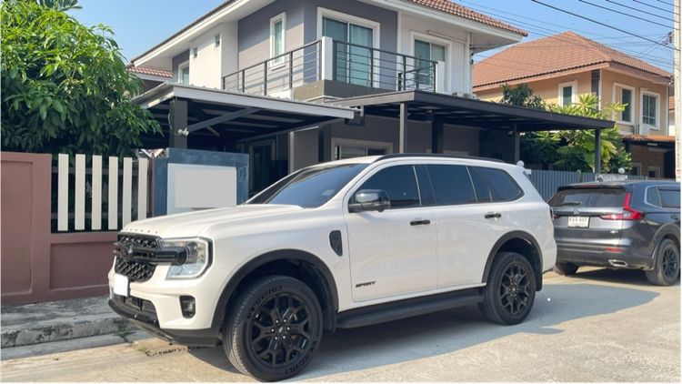 Ford Everest 2023 2.0 Turbo Sport Van ดีเซล ไม่ติดแก๊ส เกียร์อัตโนมัติ ขาว รูปที่ 2