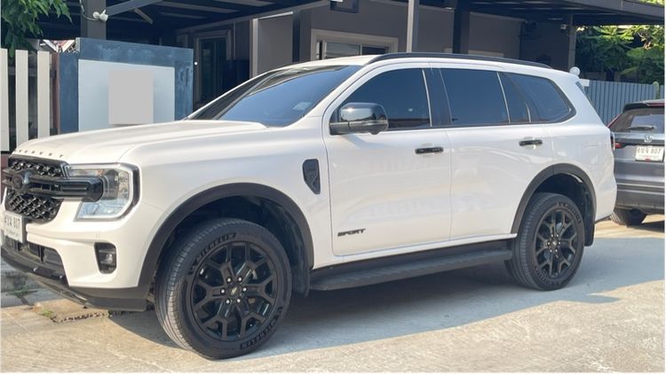 Ford Everest 2023 2.0 Turbo Sport Van ดีเซล ไม่ติดแก๊ส เกียร์อัตโนมัติ ขาว รูปที่ 3