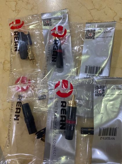 ขาย หัว Neutrik rca ใหม่ 4ตัว 170-