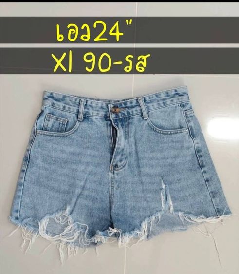 กางเกงยีนส์ขาสั้น มือ2 สภาพดี รูปที่ 4