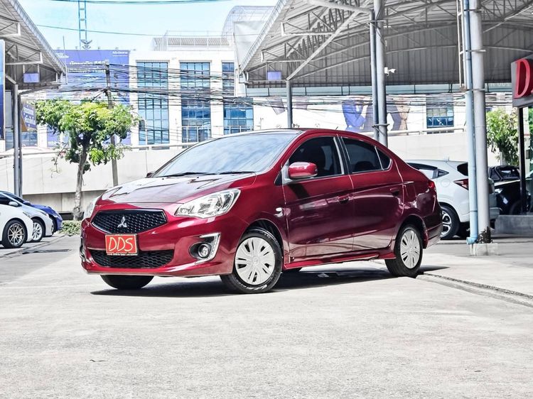 รถ Mitsubishi Attrage 1.2 GLX สี แดง