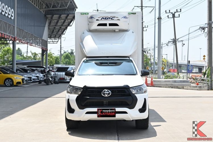 Toyota Hilux Revo 2023 2.4 Entry Pickup ดีเซล ไม่ติดแก๊ส เกียร์ธรรมดา ขาว รูปที่ 2