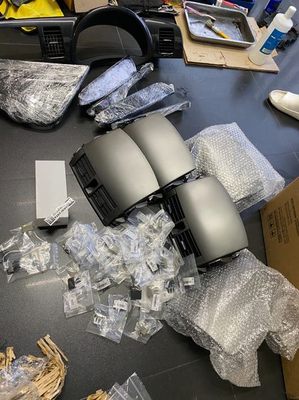 อะไหล่ Altis 2008-2013 ของใหม่ หน้ากากช่องแอร์กลาง คลิปตัวปรับลมแอร์ คลิปรัดสายไฟเบอร์19งานแท้