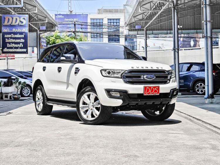 Ford Everest 2017 3.2 Titanium Plus 4WD Utility-car ดีเซล เกียร์อัตโนมัติ ขาว รูปที่ 4