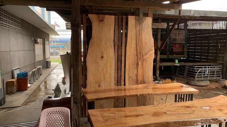 โต๊ะยาวไม้แผ่นเดียว รูปที่ 3