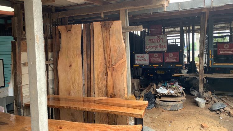 โต๊ะยาวไม้แผ่นเดียว รูปที่ 5