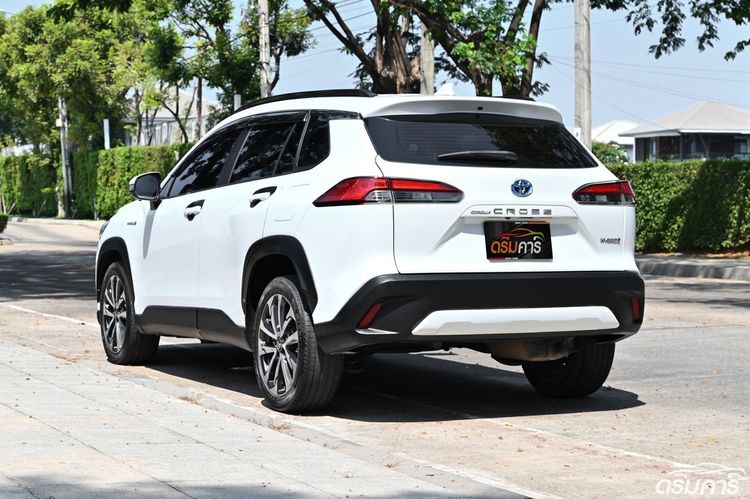 Toyota Corolla Cross 2020 1.8 Hybrid Premium Safety Utility-car ไฮบริด ไม่ติดแก๊ส เกียร์อัตโนมัติ ขาว รูปที่ 3