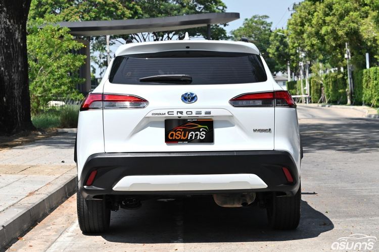Toyota Corolla Cross 2020 1.8 Hybrid Premium Safety Utility-car ไฮบริด ไม่ติดแก๊ส เกียร์อัตโนมัติ ขาว รูปที่ 4