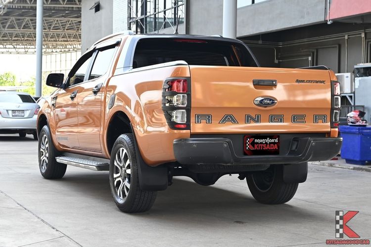 Ford Ranger 2020 2.0 Hi-Rider Wildtrak Pickup ดีเซล ไม่ติดแก๊ส เกียร์อัตโนมัติ ส้ม รูปที่ 3