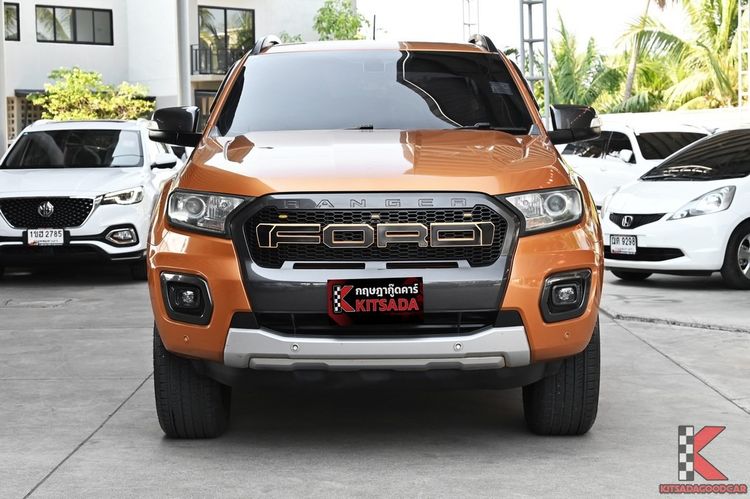 Ford Ranger 2020 2.0 Hi-Rider Wildtrak Pickup ดีเซล ไม่ติดแก๊ส เกียร์อัตโนมัติ ส้ม รูปที่ 2
