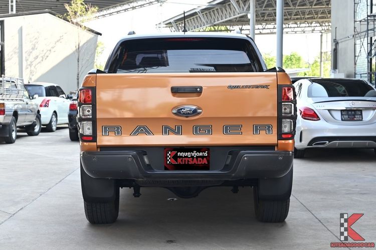 Ford Ranger 2020 2.0 Hi-Rider Wildtrak Pickup ดีเซล ไม่ติดแก๊ส เกียร์อัตโนมัติ ส้ม รูปที่ 4