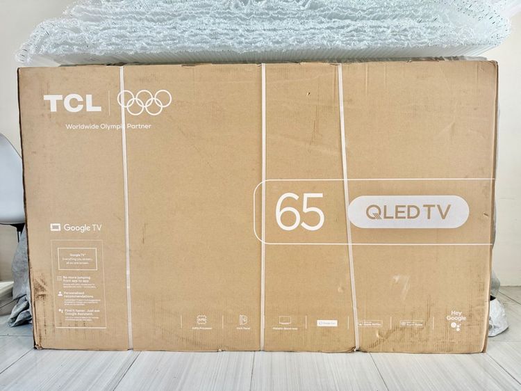 TCL QLED 4K 65 นิ้ว มือ1 Google TV 120Hz ผลิต มีค 2569 Quantum Dot ประกันศูนย์ 3 ปี สั่งเสียง รูปที่ 4