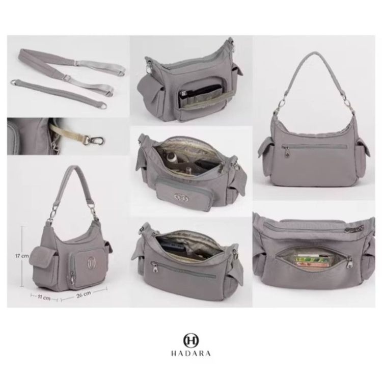 กระเป๋า Hadara Classic 2 สี mangosteen มือ 1 ของใหม่ มีป้าย ถุง ครบ รูปที่ 9