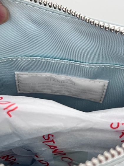 กระเป๋า stand oil รุ่น plump bag powder blue 🩵 สีฟ้า รูปที่ 5
