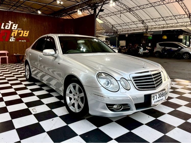 Mercedes-Benz E-Class 2009 W211 Sedan เบนซิน ไม่ติดแก๊ส เกียร์อัตโนมัติ บรอนซ์เงิน รูปที่ 3