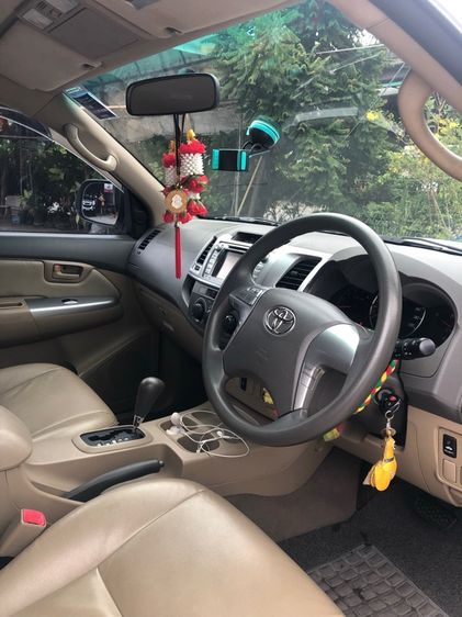 Toyota Hilux Vigo Champ 2013 Double Cab 3.0 G Prerunner Pickup ดีเซล ไม่ติดแก๊ส เกียร์อัตโนมัติ ขาว รูปที่ 4