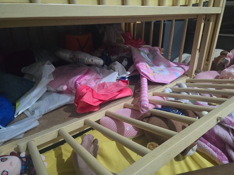 เตียงไม้เด็กมือสองสภาพดี รูปที่ 4