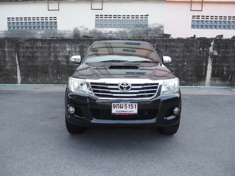 Toyota Hilux Vigo Champ 2014 Smart Cab 3.0 G Prerunner Pickup ดีเซล ไม่ติดแก๊ส เกียร์อัตโนมัติ ดำ รูปที่ 3