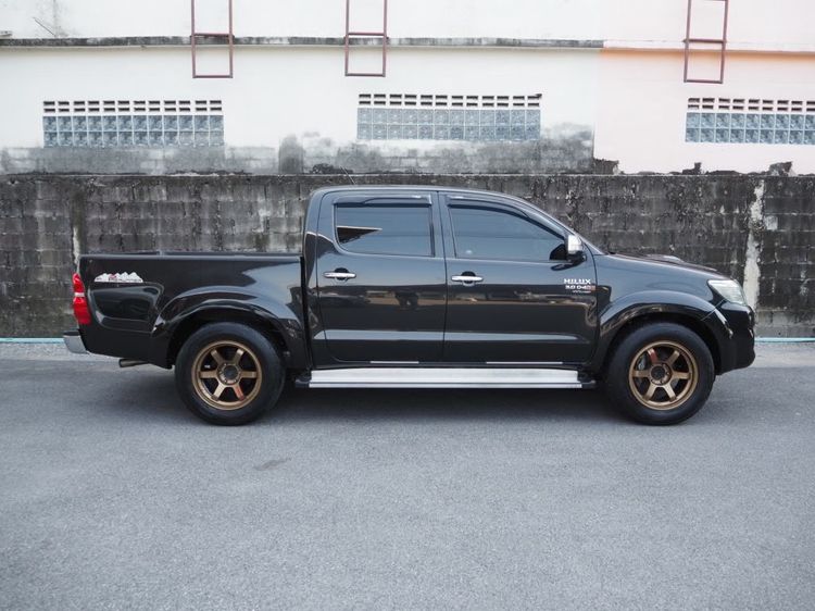 Toyota Hilux Vigo Champ 2014 Smart Cab 3.0 G Prerunner Pickup ดีเซล ไม่ติดแก๊ส เกียร์อัตโนมัติ ดำ รูปที่ 4