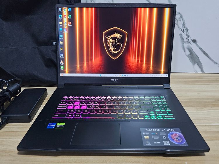 Msi Katana 17 i7-13620H +Ram24 ddr5 +RTX 4060 +SSD 1Tb เครื่องสวย ประกันศูนย์