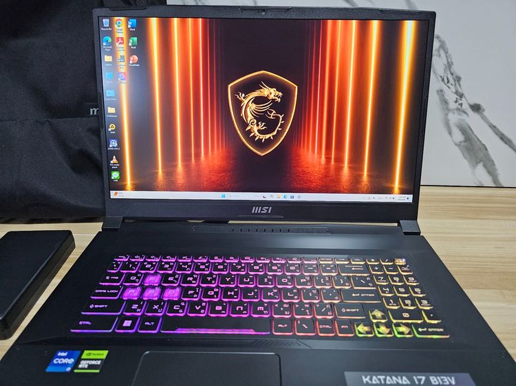 Msi Katana 17 i7-13620H +Ram24 ddr5 +RTX 4060 +SSD 1Tb เครื่องสวย ประกันศูนย์ รูปที่ 2