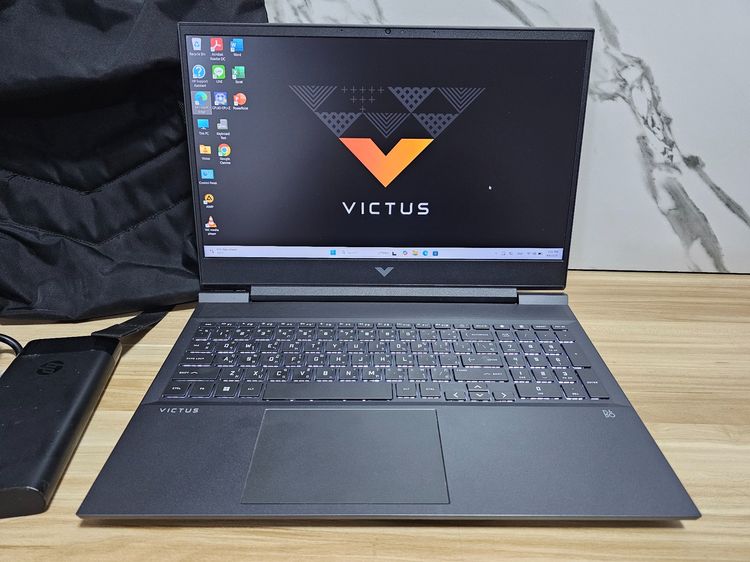 HP Victus Gaming i5-11400H+ Ram16 +RTX 3050Ti+16.1" FHD IPS144+เครื่องสวย 