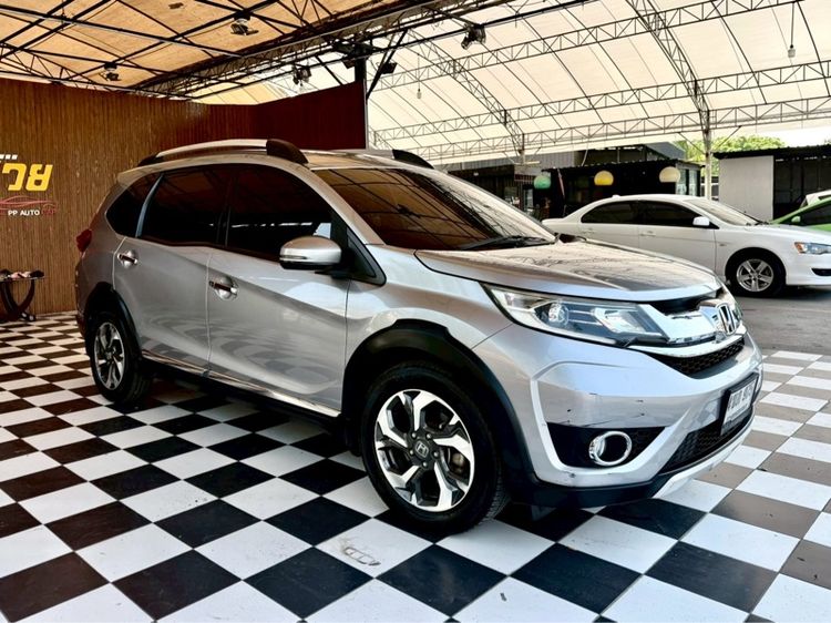 Honda BR-V 2017 1.5 SV Utility-car เบนซิน ไม่ติดแก๊ส เกียร์อัตโนมัติ เทา รูปที่ 2