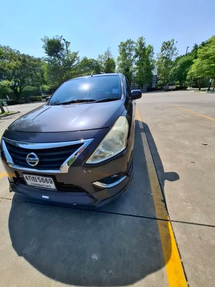 Nissan Almera 2015 1.2 V Sportech Sedan เบนซิน เกียร์อัตโนมัติ ดำ รูปที่ 4