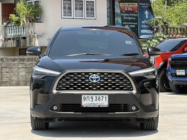 Toyota Corolla Cross 2021 1.8 Hybrid Premium ไฮบริด เกียร์อัตโนมัติ ดำ รูปที่ 4
