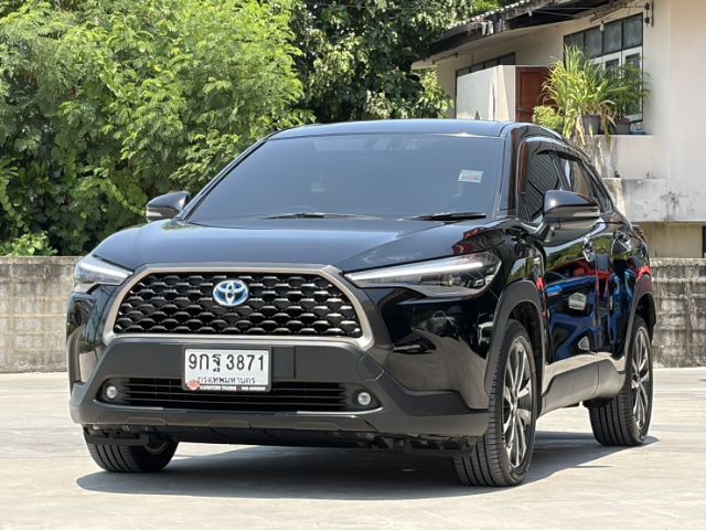 รถ Toyota Corolla Cross 1.8 Hybrid Premium สี ดำ