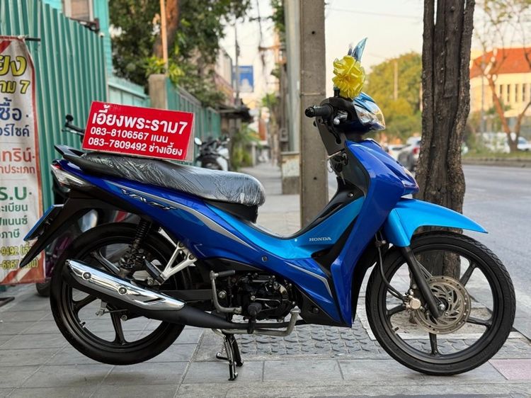 Wave110i สี น้ำเงิน-ดำ ปี 62 รถบ้านมือเดียว รูปที่ 3