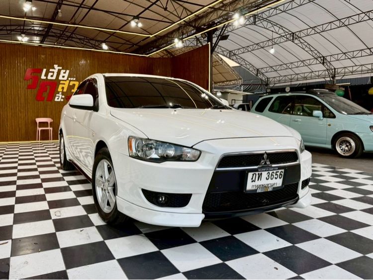Mitsubishi Lancer 2010 1.8 GLX Sedan เบนซิน ไม่ติดแก๊ส เกียร์อัตโนมัติ ขาว รูปที่ 3