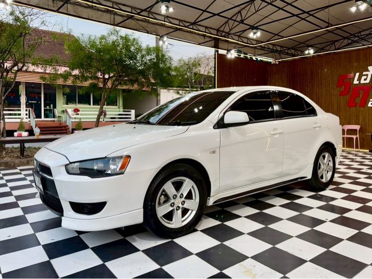 Mitsubishi Lancer 2010 1.8 GLX Sedan เบนซิน ไม่ติดแก๊ส เกียร์อัตโนมัติ ขาว รูปที่ 2