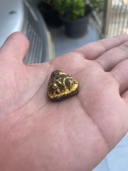 พระปิดตาวัดกำแพงชลบุรีเนื้อกะลา รูปที่ 4