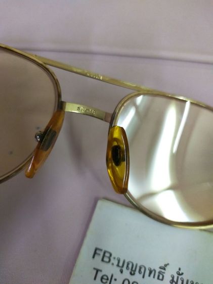 แว่ตาLACOST 58 18 140 กว้าง 140 ม.ขาสปริง เลนส์ มีค่าสายตา กรอบ ข้างหน้า กับตรงที่เกี่ยวหูสีเขียว เอาไปใส่เลนส์ ใหม่ได้เลยครับ รูปที่ 10