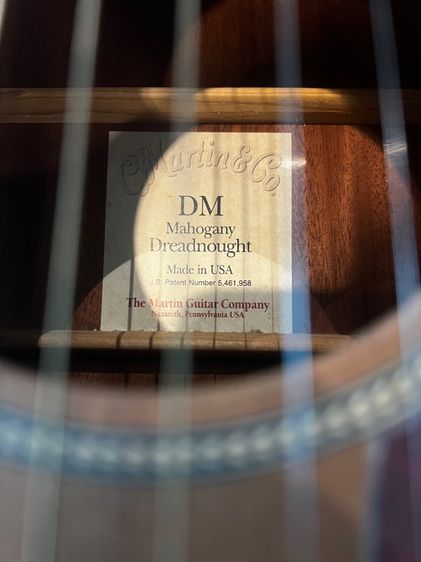 กีตาร์โปร่ง Martin DM USA สวย เคสเดิม รูปที่ 2