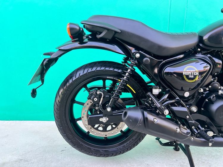 Royal enfield Hunter 350 ปี22จด23 สีดำ เทา วิ่ง4,000โล  รถมือเดียว  รูปที่ 9
