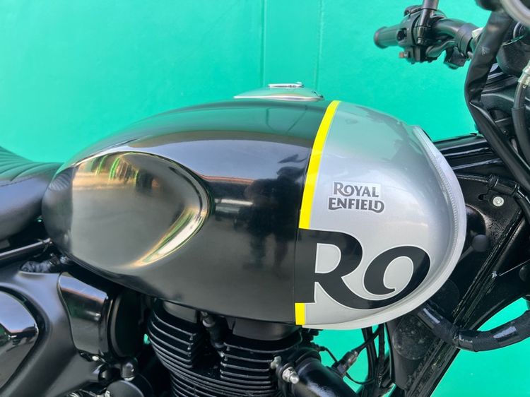 Royal enfield Hunter 350 ปี22จด23 สีดำ เทา วิ่ง4,000โล  รถมือเดียว  รูปที่ 4