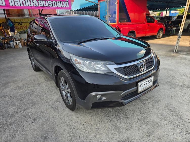 Honda CR-V 2013 2.4 EL 4WD Utility-car เบนซิน ไม่ติดแก๊ส เกียร์อัตโนมัติ ดำ รูปที่ 3