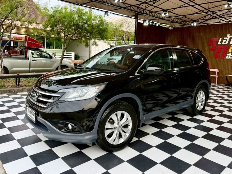 Honda CR-V 2013 2.0 E 4WD Utility-car เบนซิน ไม่ติดแก๊ส เกียร์อัตโนมัติ ดำ รูปที่ 2